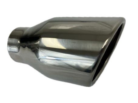 Stainless Steel Exhaust Tip 2.5 in ID, 4.00 inch OD, 7 inch OAL 